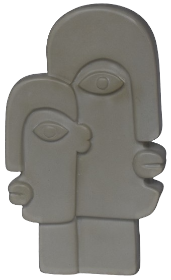 Abstract Double Face