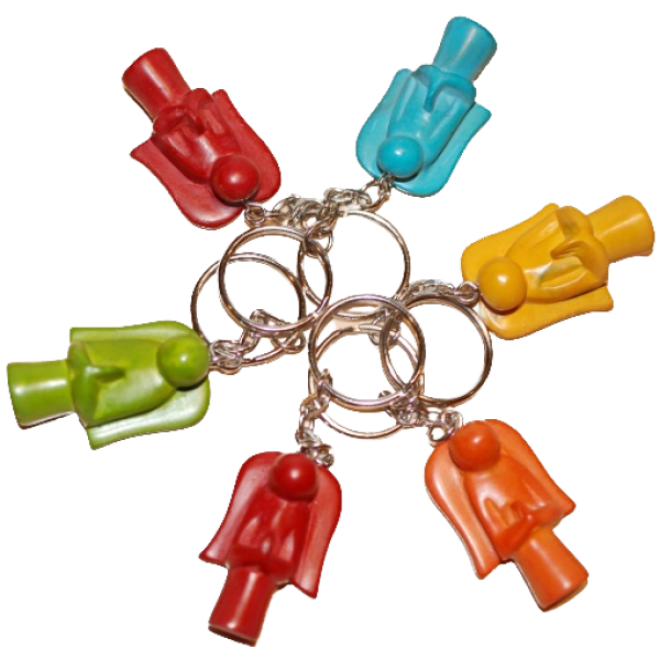 Angel Praying Key Holders Assorted Colors