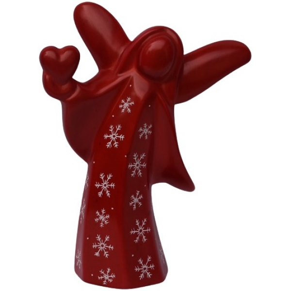 Angel with Heart Red