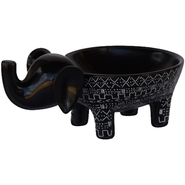 Animal Bowl Elephant Mara Mali Black