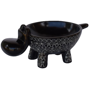 Animal Bowl Hippo Mara Mali Black