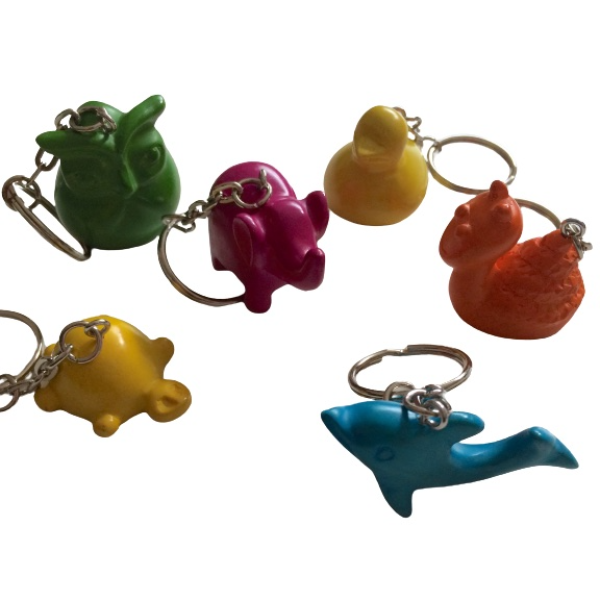 Animal Key Holders Assorted Colors