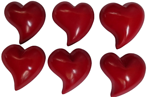 Hearts Round Arc Red