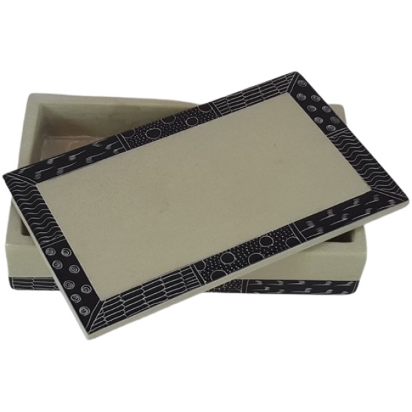 Jewellery Box Rectangle Bogolan Belt Natural