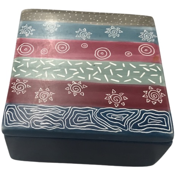 Jewellery Box Rectangle Fantasy Multicolor