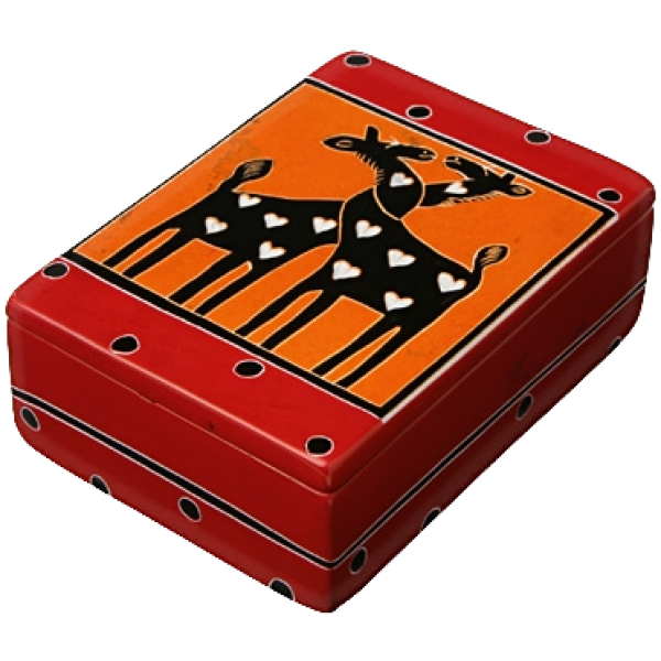 Jewellery Box Rectangle Giraffe Multicolor