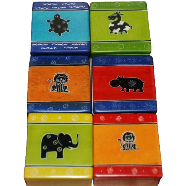 Jewellery Box Square Funky Animals Multicolor