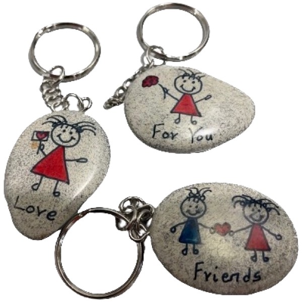 Pebbles Key Holders Kids Assorted Colors