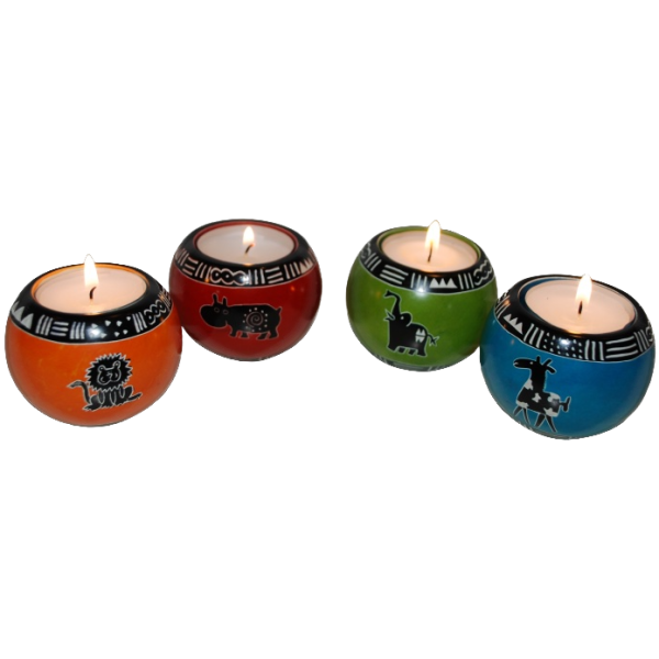 Tealight Holder Ball Bogolan Belt