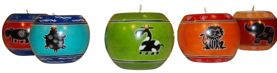 Tealight Holder Ball Funky Animals