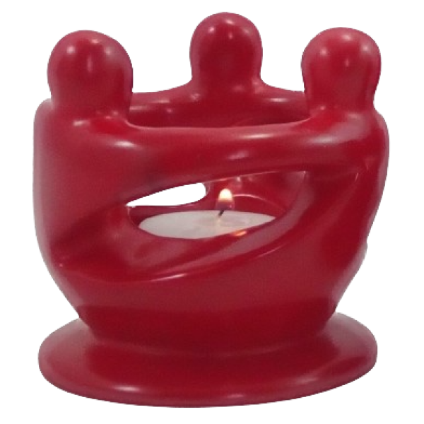Tealight Holder Circle of Three Friends
