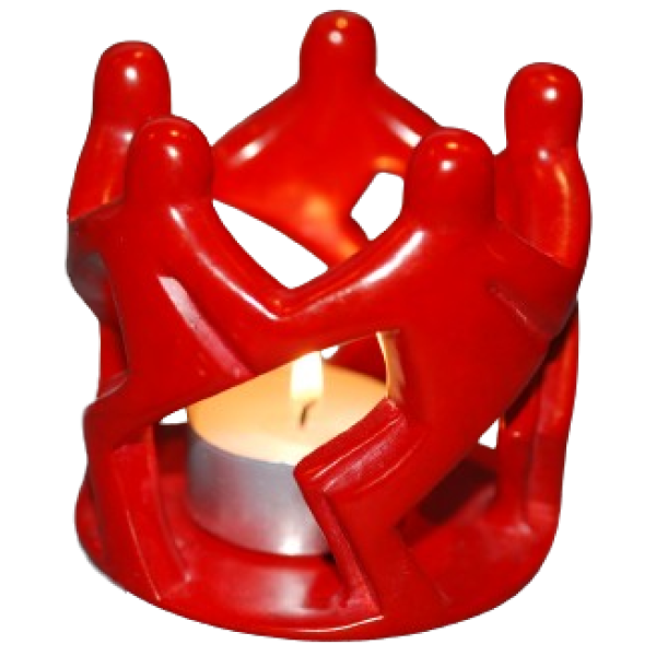 Tealight Holder Partying Family